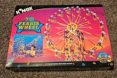 VINTAGE NOS 1999 K'NEX 3 FT Ferris Wheel Model # 15116 NEW Old Stock - Image 1 of 4