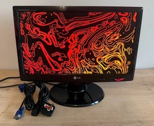 LG Flatron W1943SS 19" Inch LCD Monitor 16:9 Widescreen 1366x768 VGA - Black - Picture 1 of 9