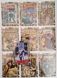 2025 Topps Chrome Marvel IRON MAN GOLD Full Insert Set #IM1-IM10 10 Cards NM/MT - Bild 1 von 2
