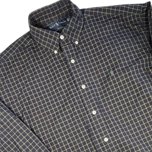 Ralph Lauren Blake Mens Long Sleeve Button Down Plaid Shirt Large Stylish Preppy - Picture 1 of 7