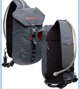 Nathan Limitless Run 6 L Hydration Sling Bag Charcoal/red Neu - Bild 1 von 4