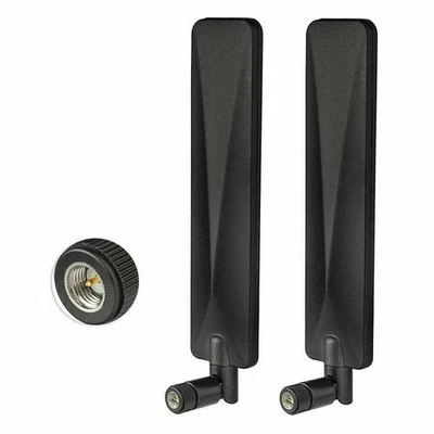 2pcs 4G LTE 12dBi External SMA Male Antenna for Wireless Router Cellular D - Image 1 of 4