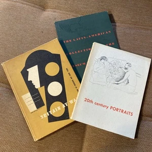 Bundle 3 MOMA Art Catalogs 1940s: Britain At War, 20c Portraits, Latin American - Picture 1 of 24