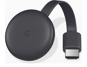 Google Chromecast (3rd Generation) Media Streamer - Black Japan Model/Works USA - Picture 1 of 3