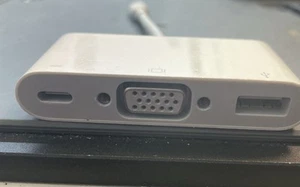 Apple A1620 USB-C VGA OEM Genuine Multiport Adapter MK1L2AM/A for iPad MacBook - Picture 1 of 2