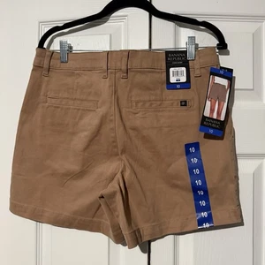 Banana Republic Women's Chino Shorts, Brown, Size 10 - Picture 1 of 6