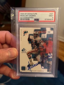 1999 SP signature Mercury Morris autographed PSA 9 - Picture 1 of 4