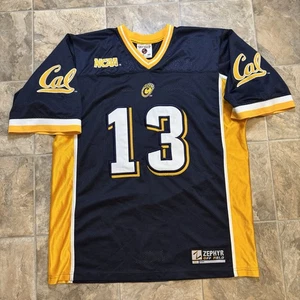 Vintage Berkeley Golden Bears NCAA Football Jersey #13 CAL College Size 48 25x32 - Picture 1 of 13