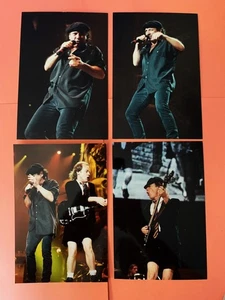 AC/DC LIVE IN CONCERT CLASSIC ROCK  ARTIST PHOTO SET 4 4x6 #2 - Picture 1 of 1