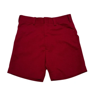 Vintage 1970s Chino Shorts Red Zayre Matt Andrews 33 - Image 1 of 4