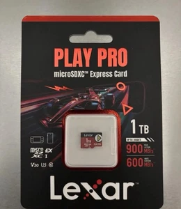 Lexar 1 To Play PRO microSD Express Card Switch 2 compatible envoi le jour même - Photo 1 sur 1