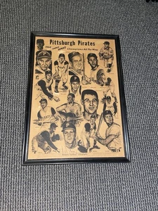 Vintage Pittsburgh Pirates 1960 World Series Champions All The Way Gerahmtes Poster - Bild 1 von 2