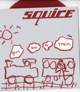 SQUIRE Girl on a Train 7" VINYL w/PS RE 1982 MODPOWERPOP  Purple Vinyl - Picture 1 of 2