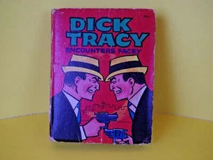 Antikes GROSSES KLEINES BUCH "DICK TRACY - BEGEGNUNGEN FACEY" Whitman Verlag 1967 - Bild 1 von 9