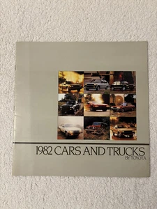 Original 1982 TOYOTA NEW CARS AND TRUCKS SALES BROCHURE Ad Catalog - Picture 1 of 11