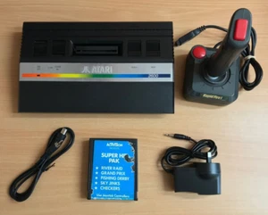 ATARI 2600 JUNIOR CONSOLE + 5 GAMES ** FREE POST ** - Picture 1 of 8