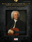 Bach Selections from Suites for Easy Classical Guitar Sheet Music Tab Book CD