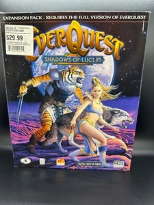 EverQuest Shadows of Luclin Expansion Pack Big Box PC CIB Materiale Promozionale - Foto 1 di 14
