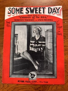 Some Sweet Day Children of the Ritz Shilkret Pollack Noten 1929 - Bild 1 von 3
