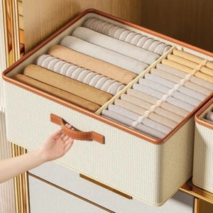 Faltbare Kleidung Organizer Lagerung Box T-Shirt Hosen Lagerung - Bild 1 von 6