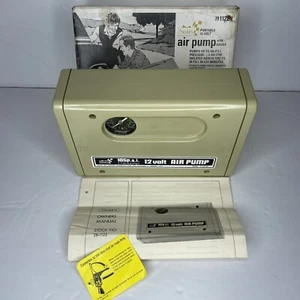 Vintage Sears Portable Air Pump 12v / 12 Volt DC Car Cigarette Adapter #28-1122 - Foto 1 di 10