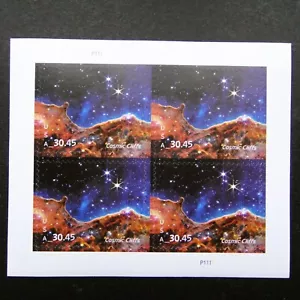 USA 2024 Stamps MNH Cosmic Cliffs Block Sheet of 4 x $30.45 United States - Picture 1 of 6