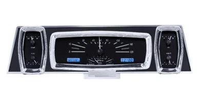 Dakota Digital 61-63 Lincoln Continental Black / Blue LED Gauge Kit VHX-61L-K-B - Image 1 of 4