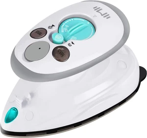 Mini Travel Steam Iron, Dual Voltage 420W Power, Fast Heat Up, Powerful Steam, N - Picture 1 of 7