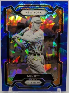 ⚾2024 Panini Prizm #117 Mel Ott Blue Ice Prizm New York Giants ⚾ - Picture 1 of 3