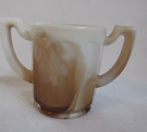 IMPERIAL END OF DAY SCHLACKE GLAS DOPPELGRIFF ZAHNSTOCHER ODER KLEINER ZUCKERKARMEL - Bild 1 von 6