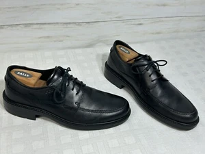 ECCO Shoes Men's Black Leather Oxfords Lace Up Size 43 US 9-9.5 Dress Casual - Picture 1 of 20