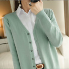 Womens Cardigan Long Sleeve Ladies Knitted Top Cardigans Outwear Size Uk
