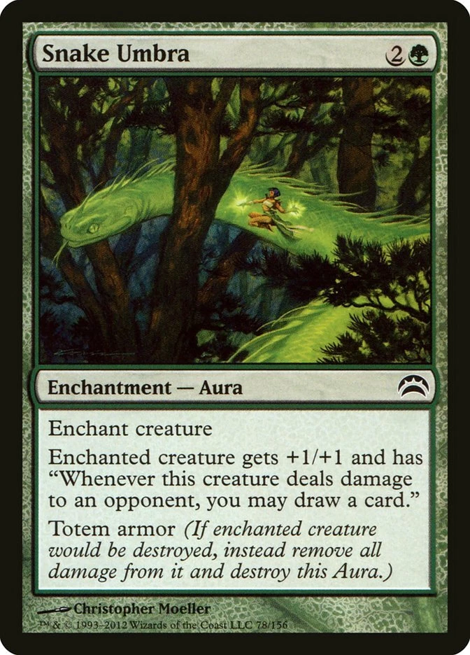 MTG Snake Umbra Planechase Anthology 078/156 Regular Common - Image 1 of 1
