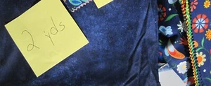 2 Yards Solid Blue Fabric Midsummer Meadow Matches LC & charm pack in my shop - Picture 1 of 1