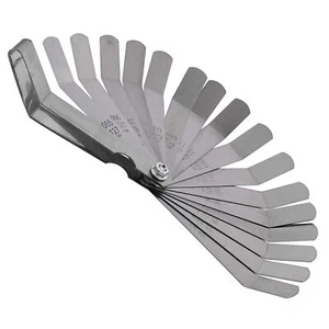 ABN Universal SAE & Metric Offset Valve Feeler Thickness Gauge 16pc Blade best - Picture 1 of 12