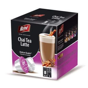 Cafe RENE Dolce Gusto pods CHAI Tea LATTE pods -16ct.- SHIPS FREE - Picture 1 of 1