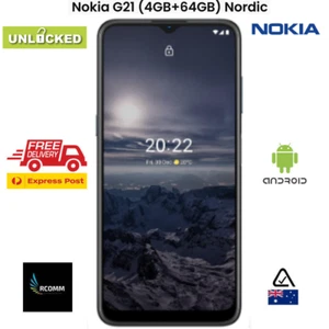 UNLOCKED NOKIA G21 BLUE 6.5'', 50MP, 64GB/4GB 50MP ANDRIOD SEALED - Picture 1 of 6