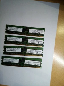 MT18HTF12872Y-53EB3 Micron 1GB DDR2 SDRAM Memory Module x4 ECC - Picture 1 of 1