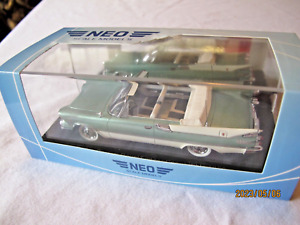 1:43 NEO Scale Models 49565 1959 Dodge Royal Lancer Convertible Met. Turquoise