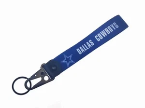 Dallas Cowboys Carabiner Lanyard Keychain 8”. NFL Football Dallas Cowboys. - Picture 1 of 3