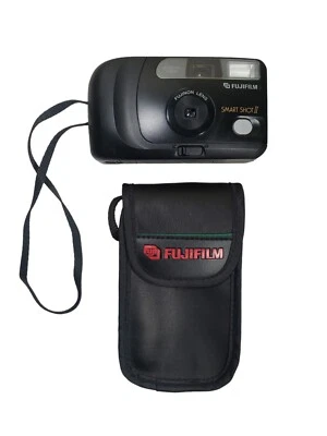Fujifilm Smart Shot II 35mm Camera w/ Strap & Original Case *UNTESTED* NICE Cond - Image 1 of 4