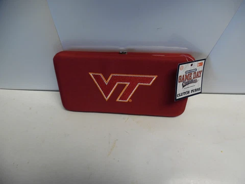 Virginia Tech Hokies Game Day Clutch Purse. 7-3/4". Maroon  N80 Cover