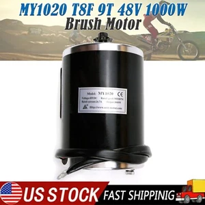MY1020 48V 1000W Brush Motor For Go Kart Golf Cart ATV Quad E-Bike Scooter Trike - Picture 1 of 8