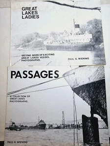A Collection Of Historic Great Lakes Ship Photos - Signed By Author Paul Wiening - Imagen 1 de 11
