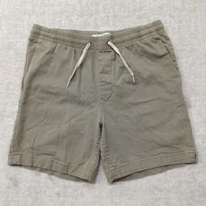 PacSun Volley Short Homme S Beige Sweat Cordon Stretch Poches Plage - Photo 1/12