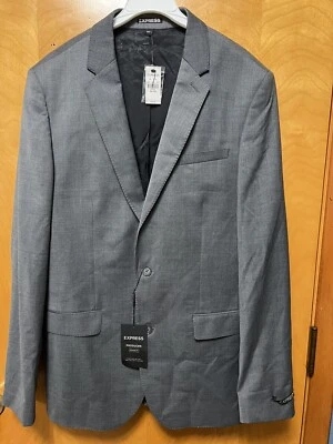 Chaqueta de traje Express Producer a medida ajuste moderno para hombre nueva con etiquetas talla 42L Foto 1 de 4