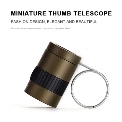 2.5x17.5 Daumen Miniatur Fernglas Mini Monokular HD Wandern Camping Reisen - Bild 1 von 4