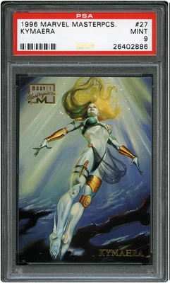 1996 Marvel Masterpieces #27 Kymaera PSA 9 MINT - Image 1 of 2