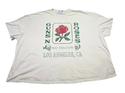 Camiseta ASOS Curve Guns N Roses Banda EE. UU. 26 Talla Grande Rosa Mala Obsesión Camisa Foto 1 de 4