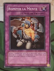 X 1 Mind Crush SOD-EN056 YuGiOh LP SPANISH - Picture 1 of 2
